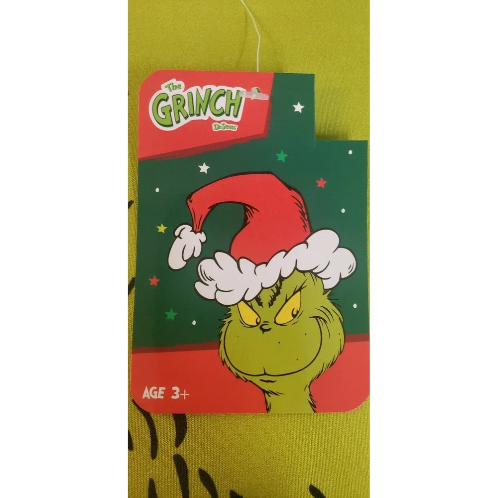The Grinch Face Standard Pillow Green Dr. Seuss Christmas Holiday 19